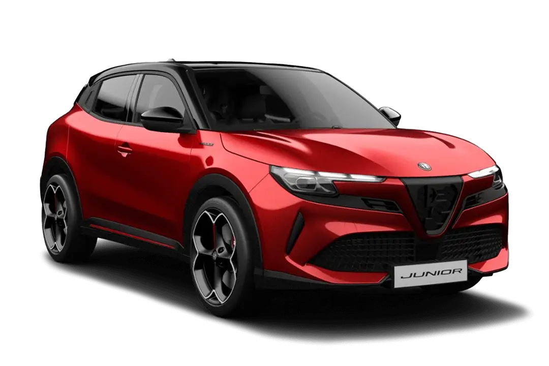 Alfa-Romeo-Junior-Electric-Röd-Brera